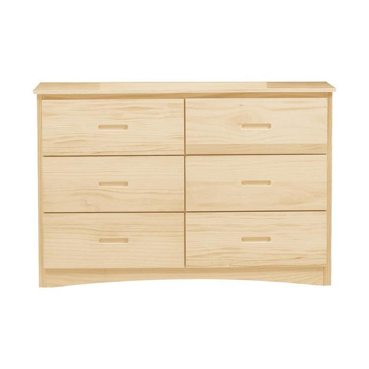 Bartly 6 Drawer Dresser in Natural B2043-5