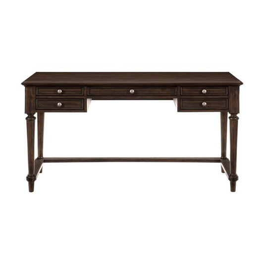 Cardano Writing Desk w/ 3 Working Drawers in Charcoal 1689-16