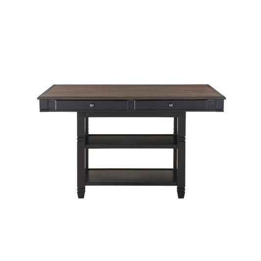 Baywater Counter Height Table in Natural and Black 5705BK-36
