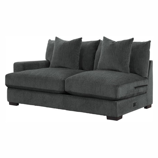Worchester Left Side 2-Seater in Gray 9857DG-2L