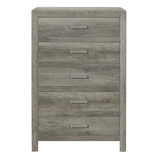 Mandan 5 Drawer Chest in Weathered Gray 1910GY-9