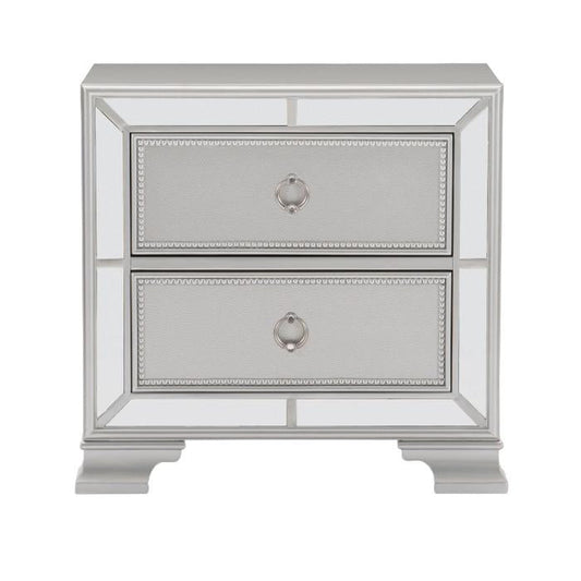 Avondale Nightstand in Silver 1646-4