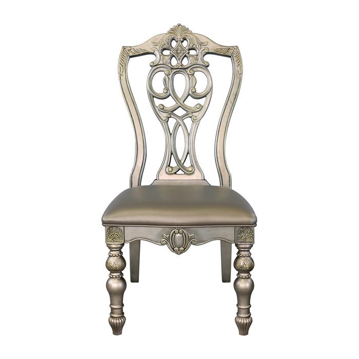 Catalonia Side Chair in Platinum Gold (Set of 2)