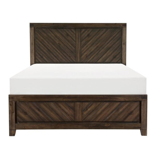 Parnell Queen Panel Bed in Rustic Cherry 1648-1*