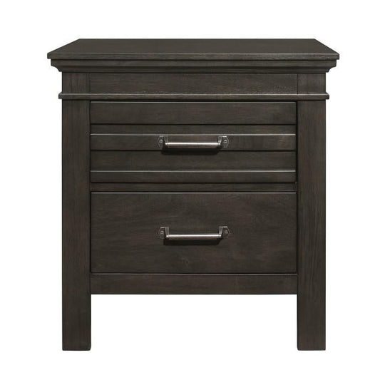 Blaire Farm Nightstand in Saddle Brown Wood 1675-4