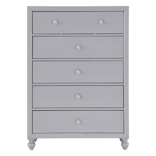 Wellsummer 5 Drawer Chest in Gray 1803GY-9