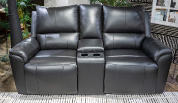 Glossmore Reclining Loveseat with Console