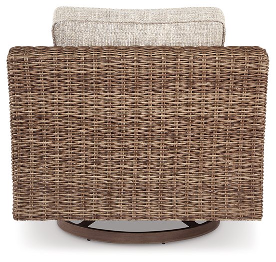 Beachcroft Outdoor Swivel Lounge with Cushion