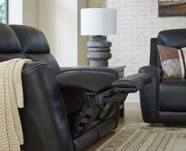 5Z-Comfort Power Reclining Loveseat with Console