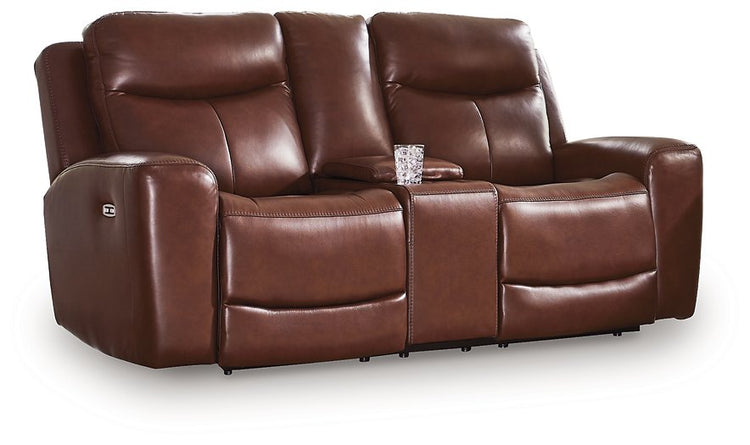 Next Move Power Reclining Loveseat with Console