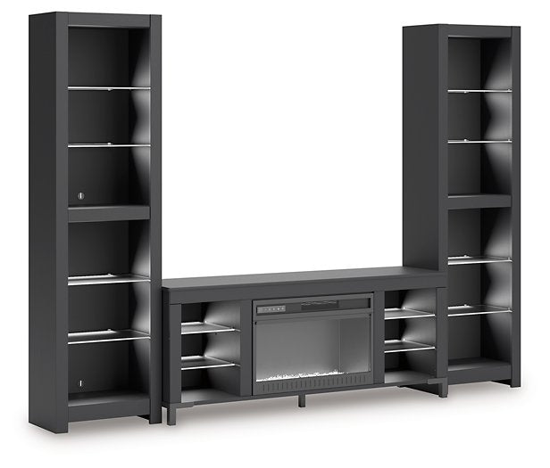 Cayberry Entertainment Center with Electric Fireplace