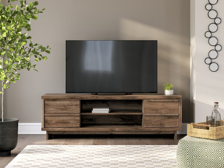 Zadilyn 72" TV Stand with Electric Fireplace