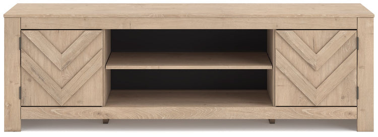 Cayboni 71" TV Stand with Electric Fireplace