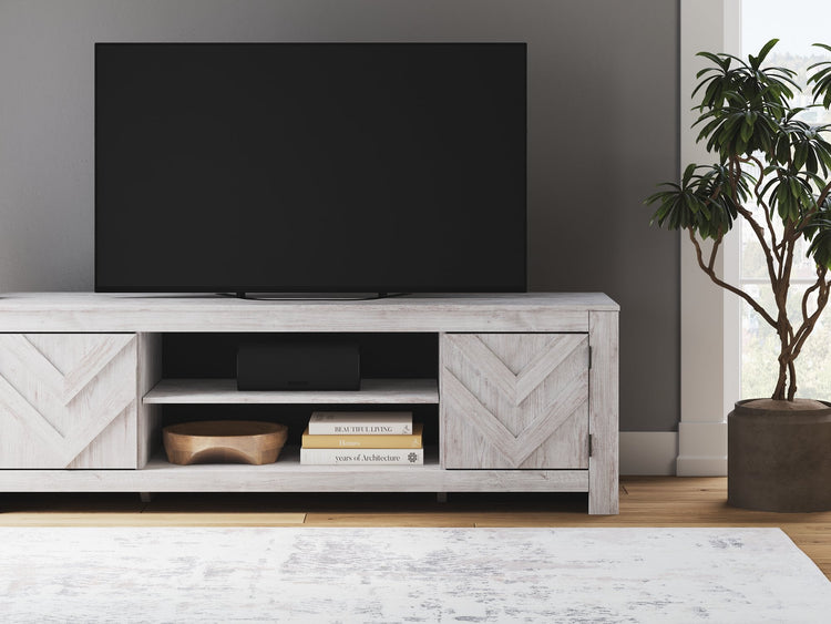 Cayboni 71" TV Stand with Electric Fireplace