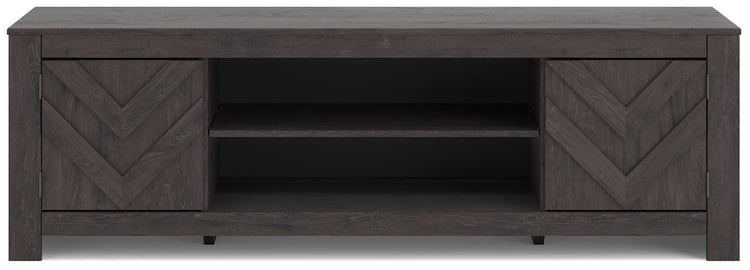 Cayboni 71" TV Stand with Electric Fireplace
