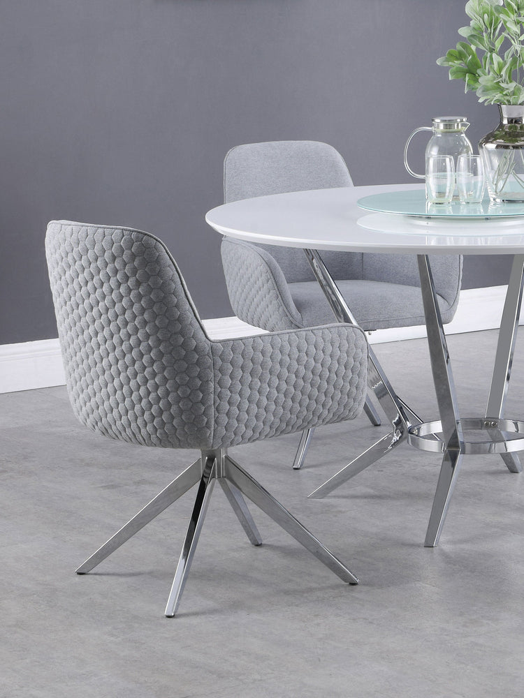 Abby Swivel Dining Arm Chair