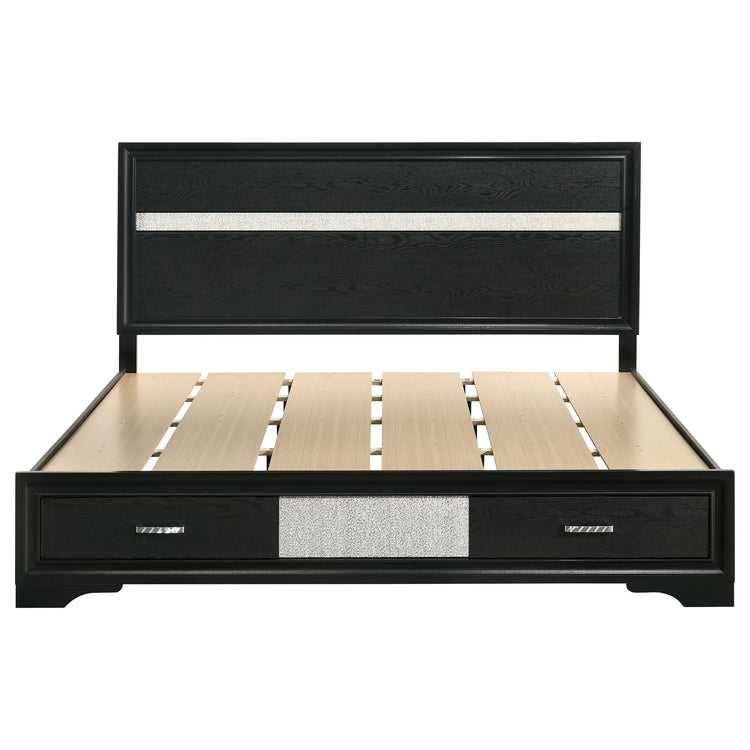 Miranda Panel Platform Storage Bed