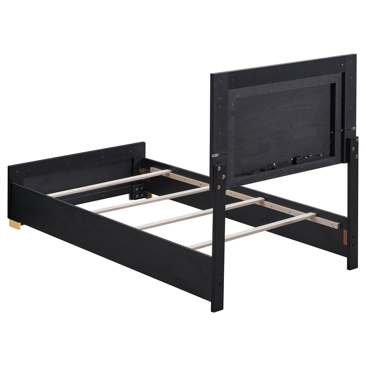 Marceline Panel Bed with LED Lighting