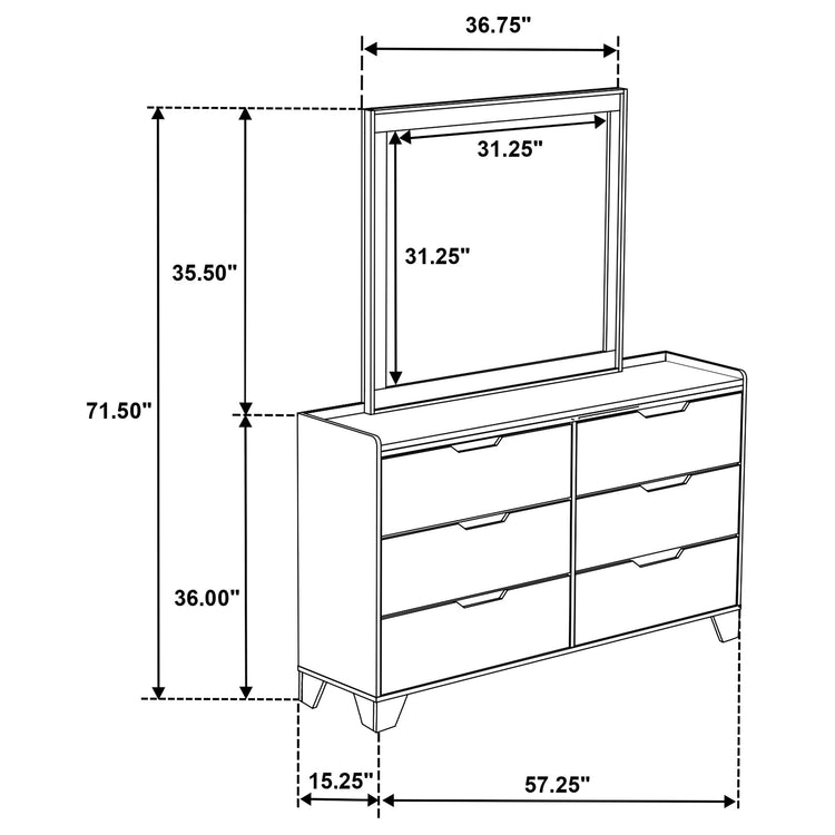 Henderson Dresser with Mirror