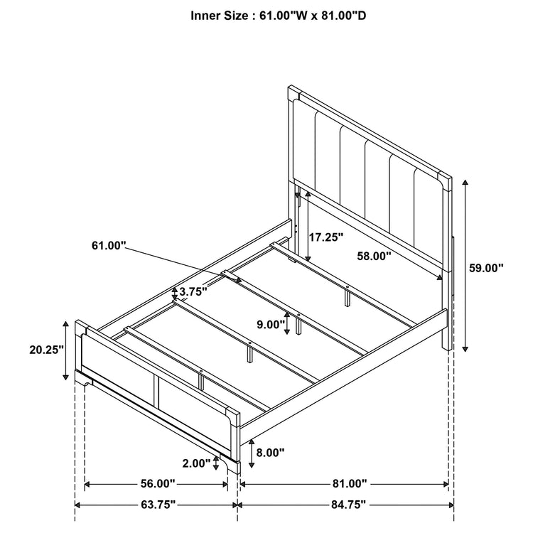 Gran Park Panel Bed