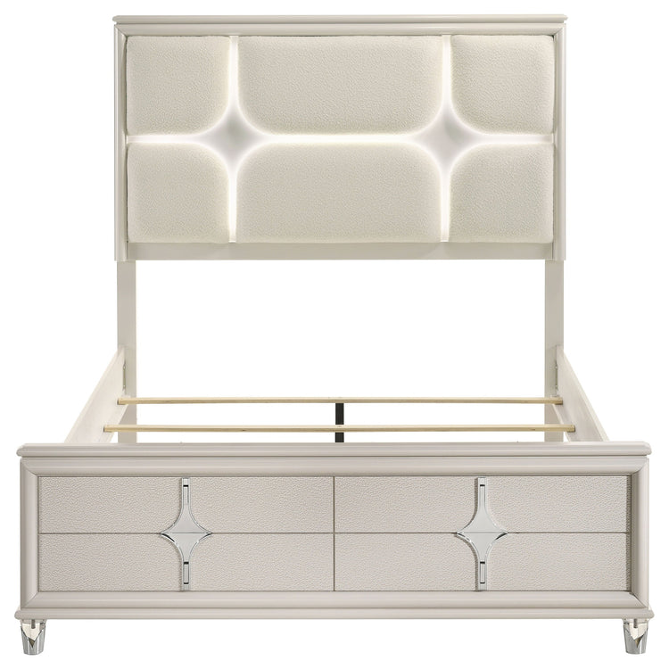 Olivia Panel Bed with LED Lighting
