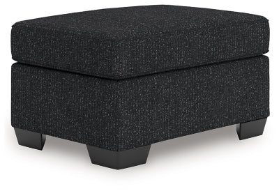 Jasmine Peaks Ottoman