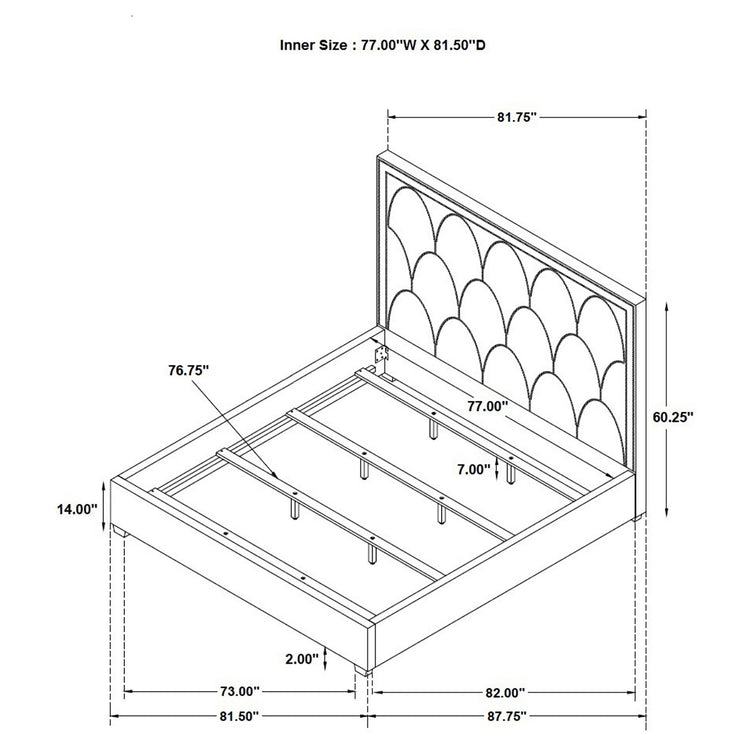 Bowfield Panel Bed