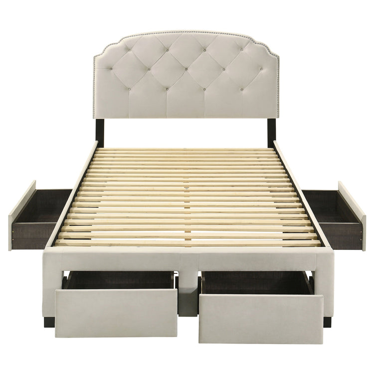 Marianna Panel Platform Storage Bed