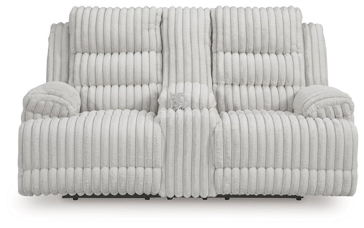 Rhines Falls Power Reclining Loveseat with Console