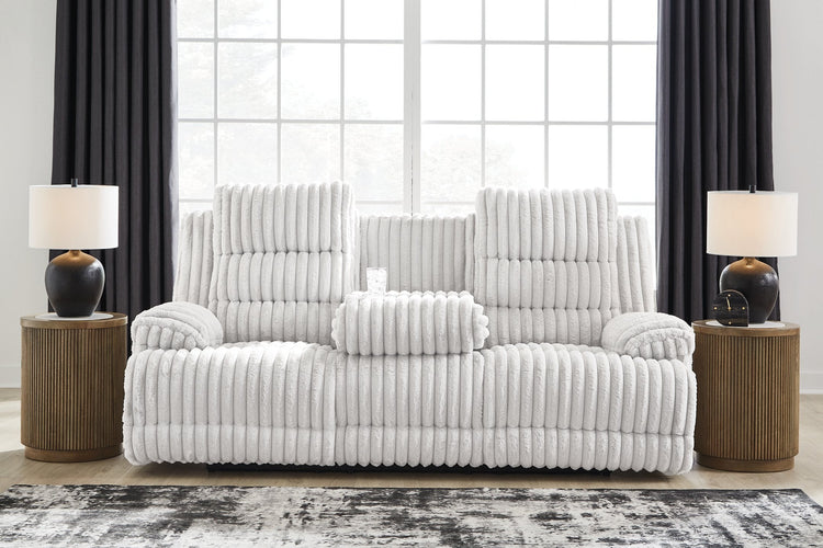 Rhines Falls Power Reclining Sofa with Drop Down Table