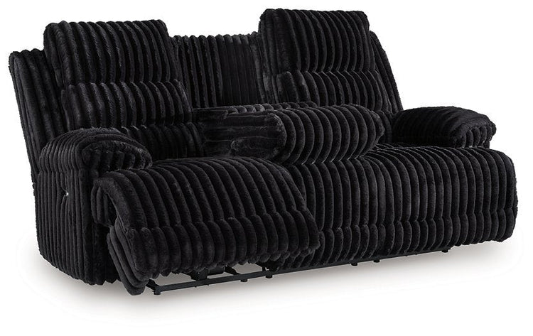 Rhine Falls Power Reclining Sofa with Drop Down Table