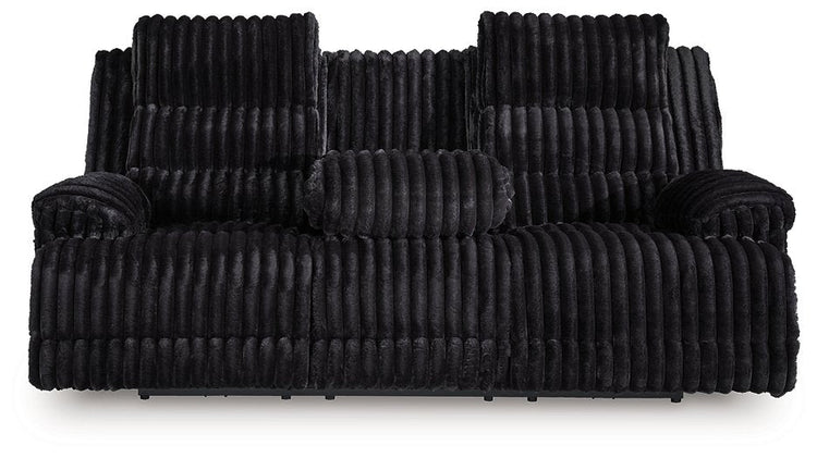 Rhine Falls Power Reclining Sofa with Drop Down Table