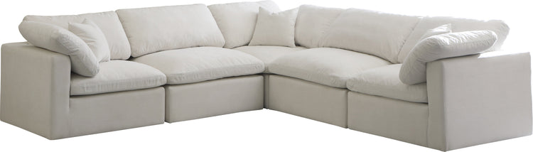 Plush Velvet Standard Cloud Modular Sectional