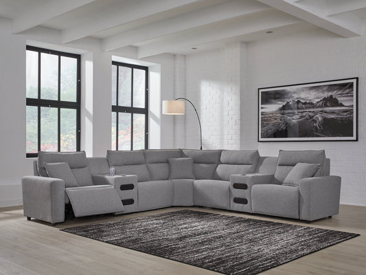 Modmax II Power Reclining Sectional with Audio Consoles
