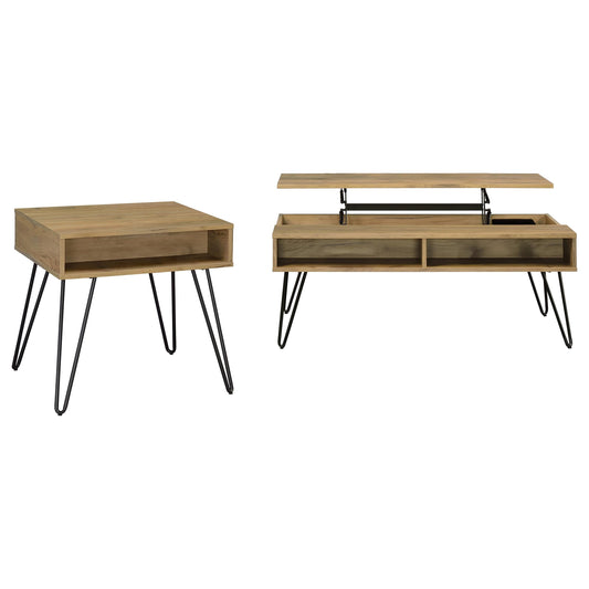 Fanning Lift-Top Coffee Table Set