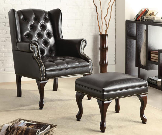 Roberts Chair and Ottoman Set