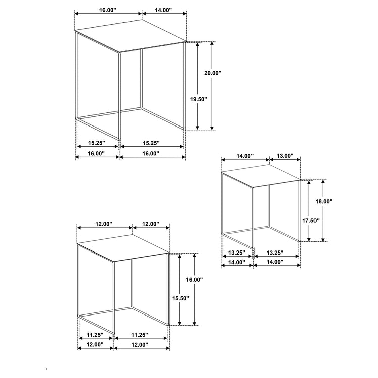 Imez Nesting Table Set