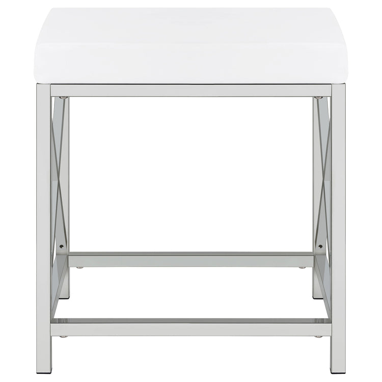 Eliza Makeup Vanity Table with LED Mirror and Stool