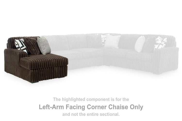 Midnight-Madness Sectional with Chaise