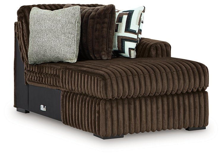 Midnight-Madness Sectional with Chaise