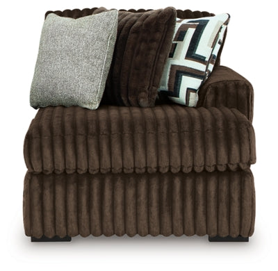 Midnight-Madness Sectional with Chaise