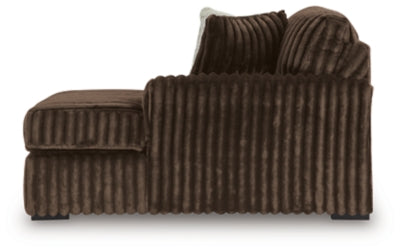 Midnight-Madness Sectional with Chaise