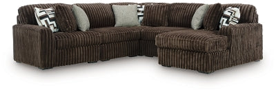 Midnight-Madness Sectional with Chaise