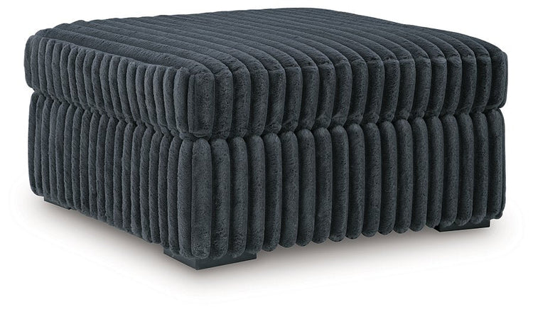 Midnight-Madness Oversized Accent Ottoman