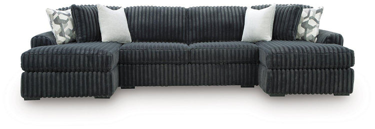 Midnight-Madness Sectional with Chaise
