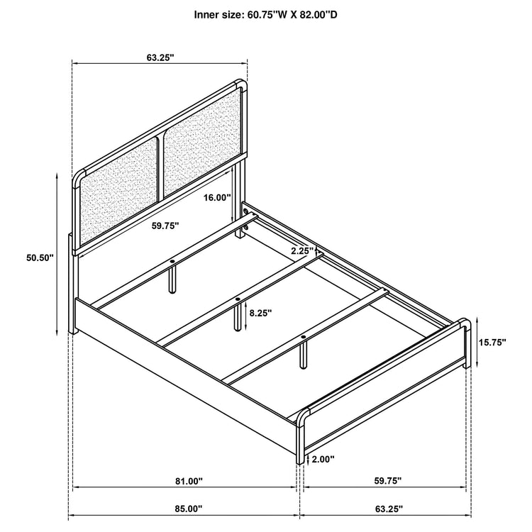 Cavelle Panel Bed