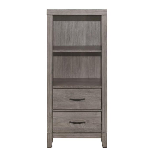 Woodrow Pier/Tower Nightstand in Gray 2042NB-10