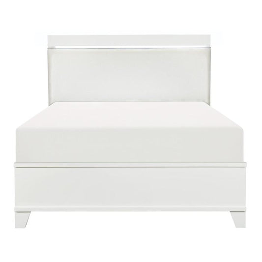 Kerren Full Platform Bed in White 1678WF-1*