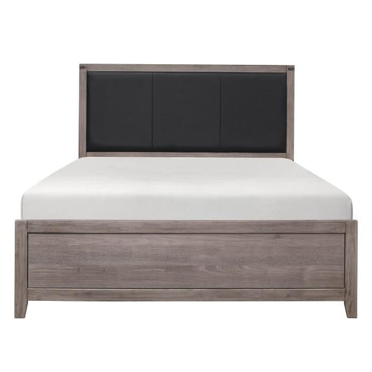 Woodrow Queen Panel Bed in Gray 2042-1*