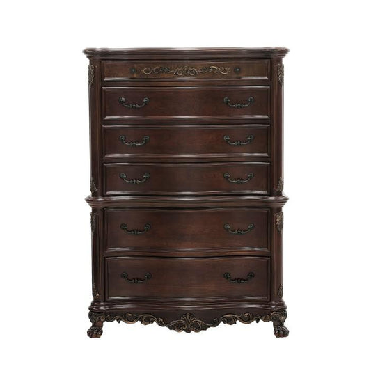 Deryn Park 6 Drawer Chest in Cherry 2243-9